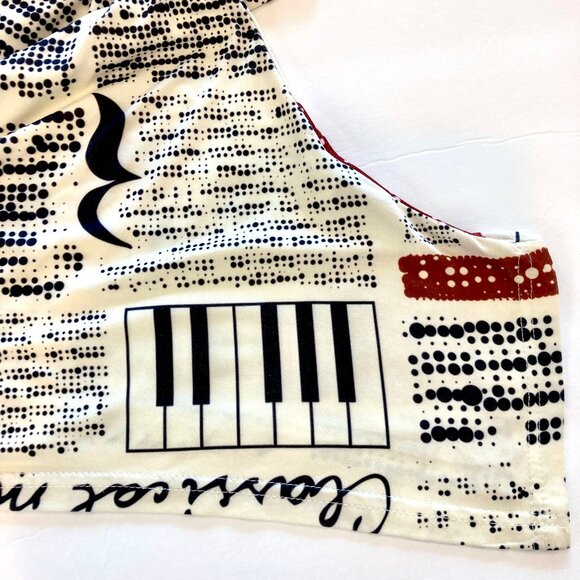 Classical Music Dress by Azalea/Firmiani, (Size L) ; 3/4 Length Belled Sleeves - Picture 5 of 8